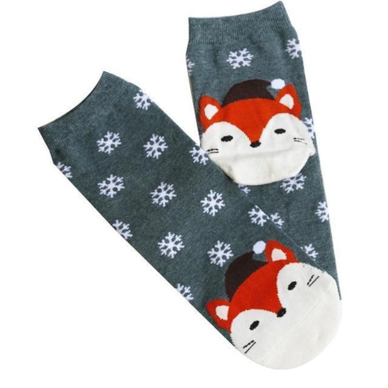 loomrack Christmas Santa Bunny Socks Christmas Socks Green