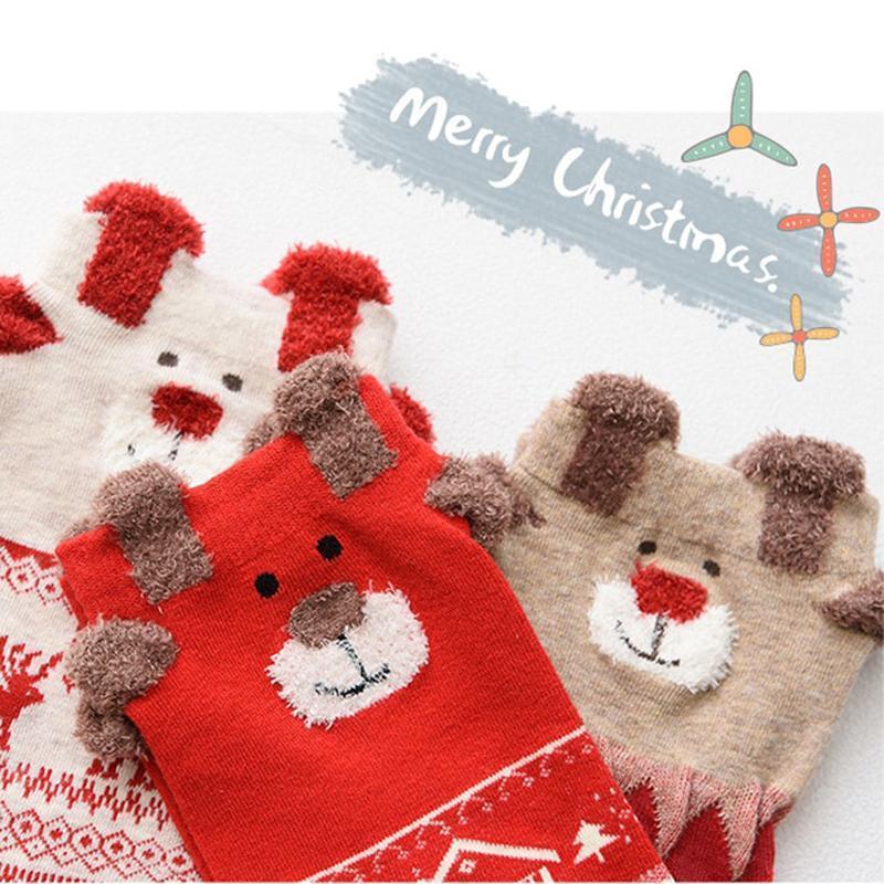 loomrack Christmas Santa Claus Deer Socks Christmas Socks