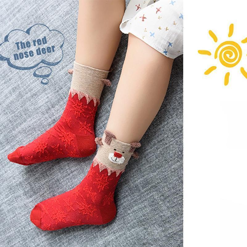 loomrack Christmas Santa Claus Deer Socks Christmas Socks