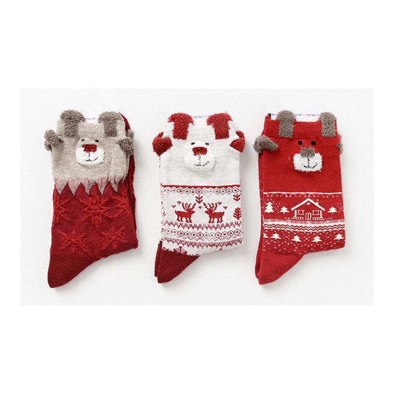 loomrack Christmas Santa Claus Deer Socks Christmas Socks