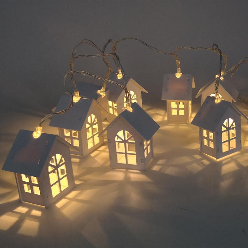 loomrack Christmas Tree House LED Light String Christmas Accessories