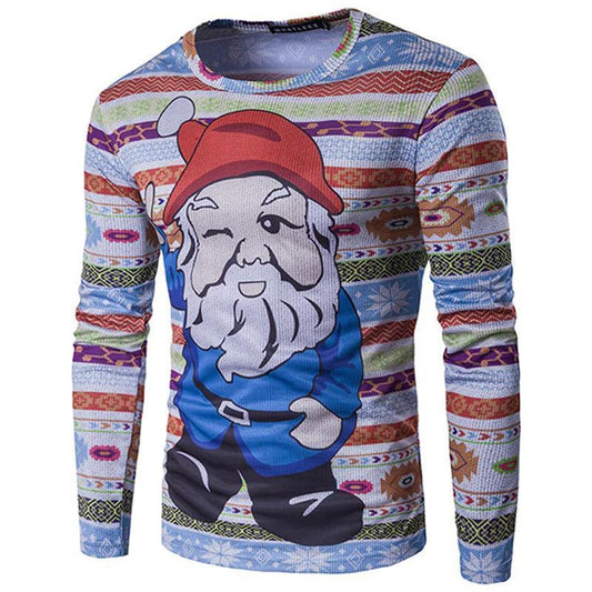 loomrack Christmas Ugly Sweater Long Sleeve Muscle T- Shirt - Dwarf Christmas Ugly Sweaters Dwarf / S