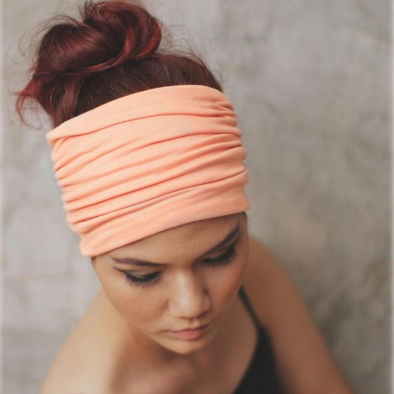 loomrack Chunky Monkey Head Wraps Hair Accessories Coral