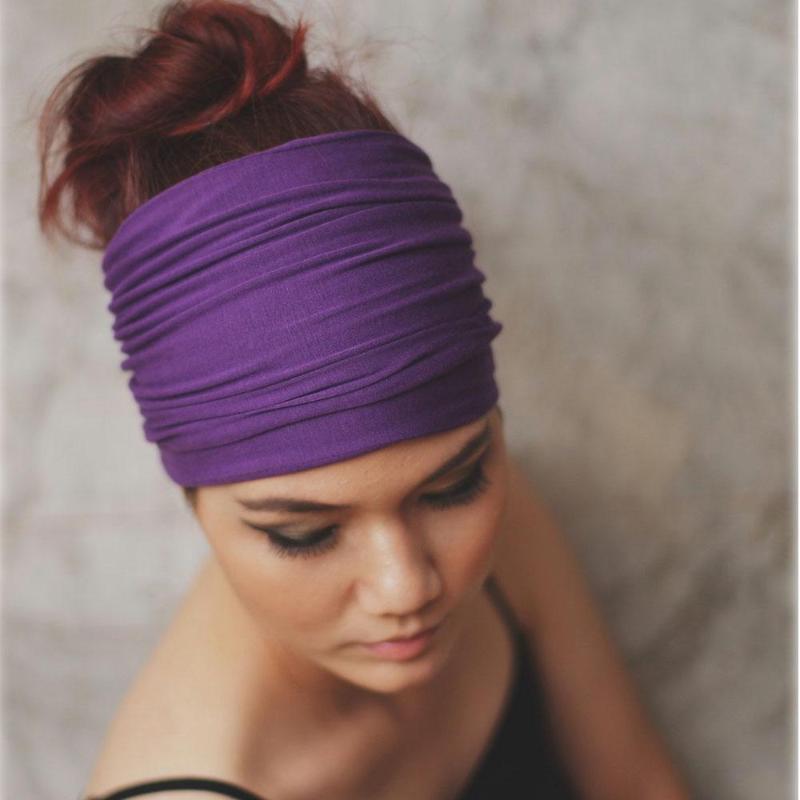 loomrack Chunky Monkey Head Wraps Hair Accessories Purple