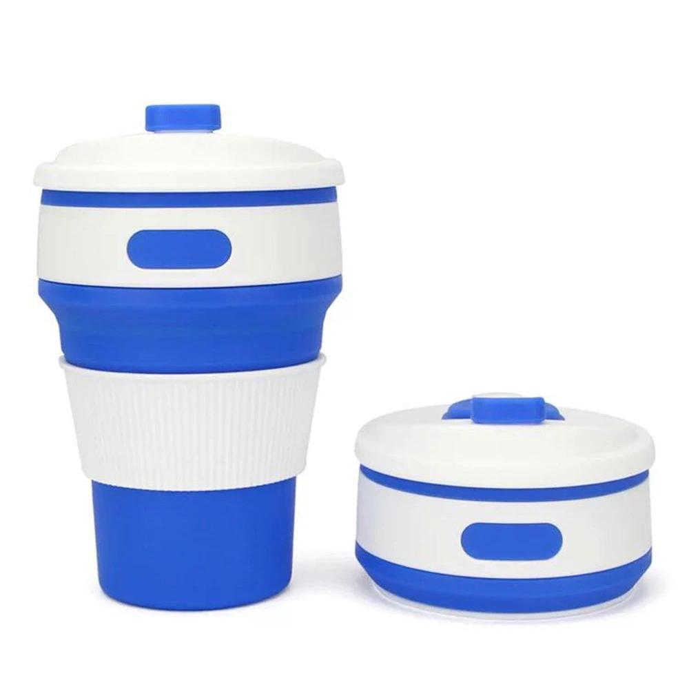 loomrack Collapsible Coffee Mug - Perfect On-the-Go Collapsible Cup for Travel & Camping Mugs Blue / 350ML