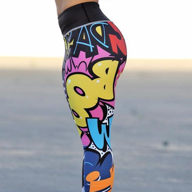 loomrack Color Digital Fun Leggings Leggings
