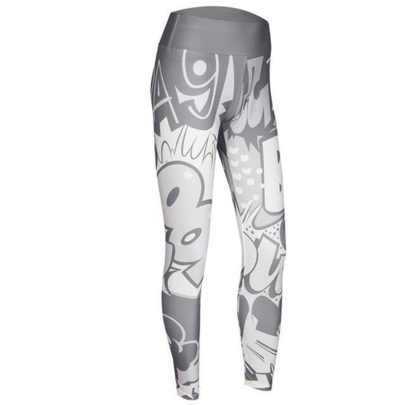 loomrack Color Digital Fun Leggings Leggings Light Gray / S