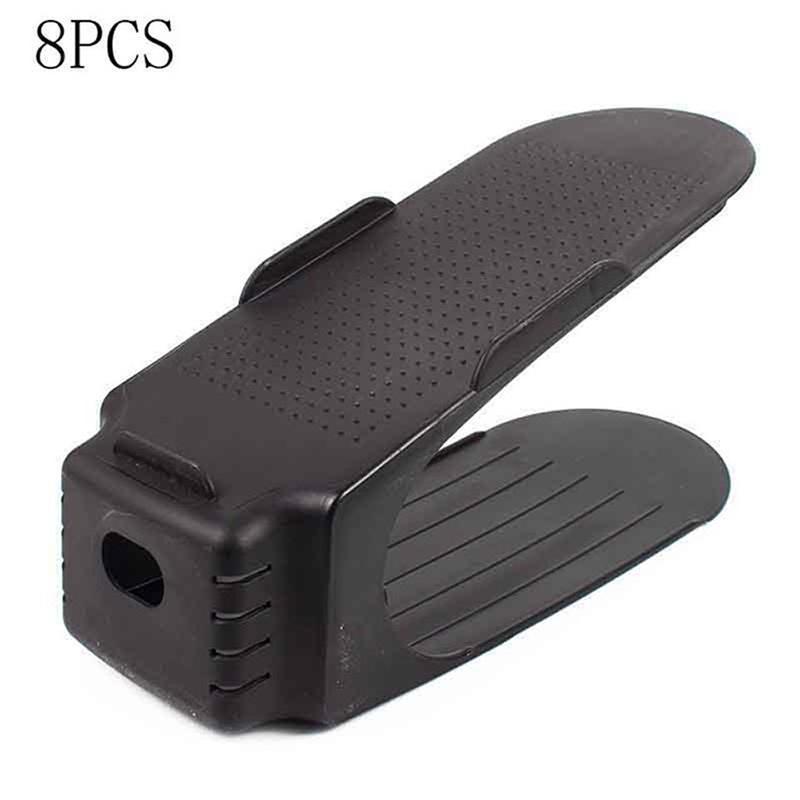 loomrack Color Shoe Slots - Adjustable Shoe Organizer Space (8 pcs.) Shoe Organizers Black - 8pcs