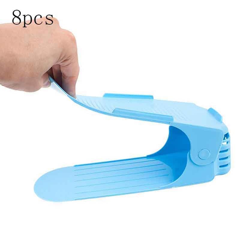 loomrack Color Shoe Slots - Adjustable Shoe Organizer Space (8 pcs.) Shoe Organizers Blue - 8pcs
