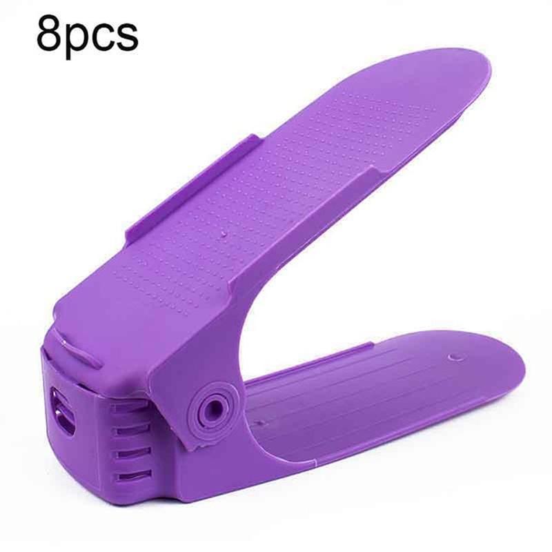 loomrack Color Shoe Slots - Adjustable Shoe Organizer Space (8 pcs.) Shoe Organizers Purple - 8pcs