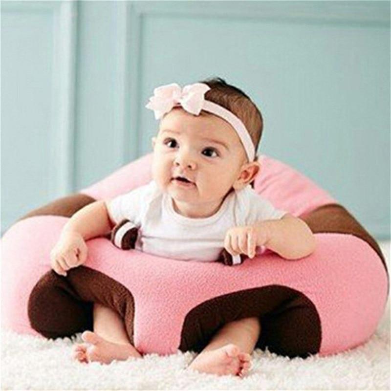 loomrack Comfy Baby Support Seat Baby Accessories Pink & Brown