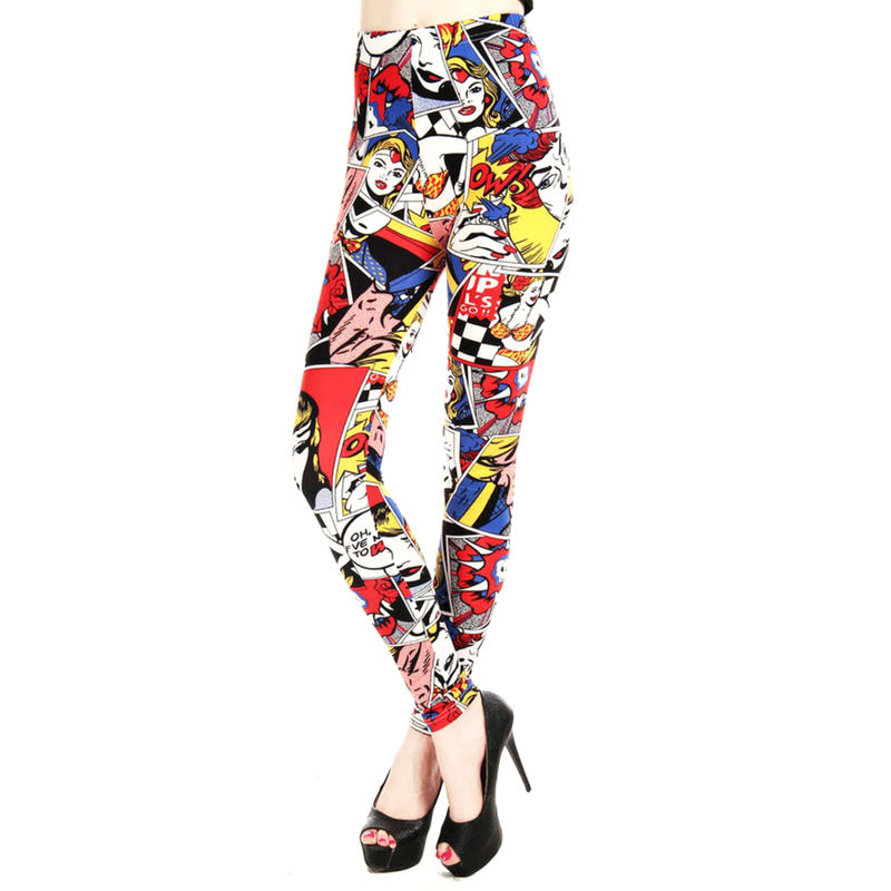 loomrack Comic Book Leggings Leggings