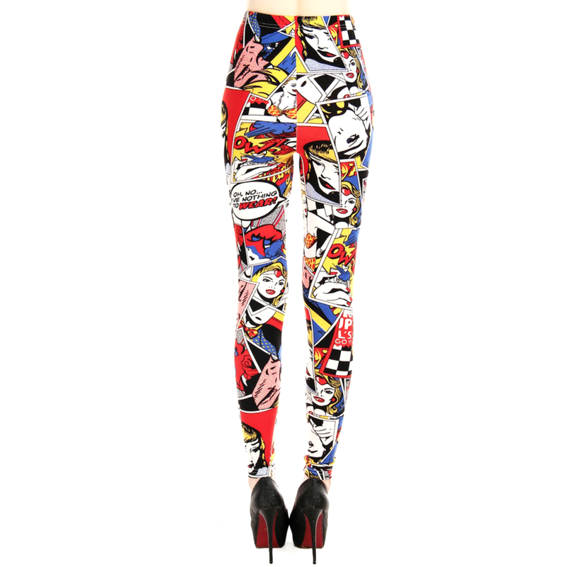 loomrack Comic Book Leggings Leggings