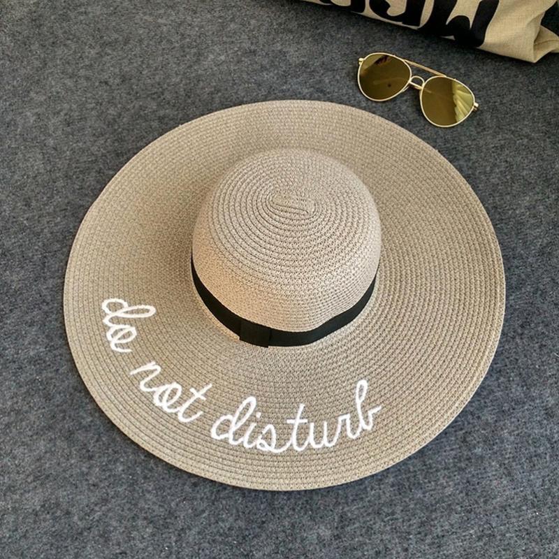 loomrack Do Not Disturb Summer Straw Hat Sun Hats