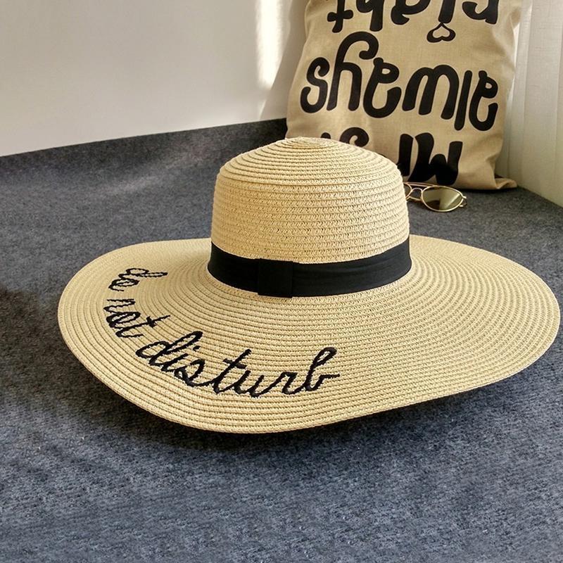 loomrack Do Not Disturb Summer Straw Hat Sun Hats