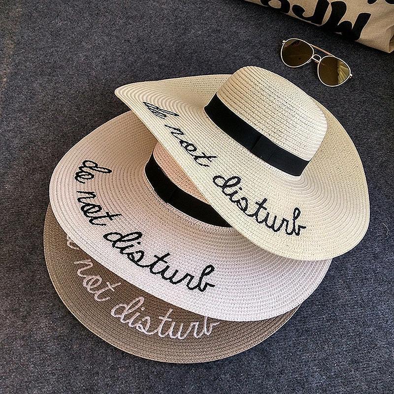 loomrack Do Not Disturb Summer Straw Hat Sun Hats