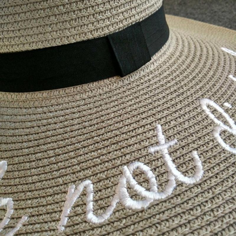 loomrack Do Not Disturb Summer Straw Hat Sun Hats