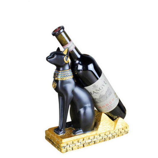 loomrack Egyptian Feline Wine Rack Holder Wine Racks