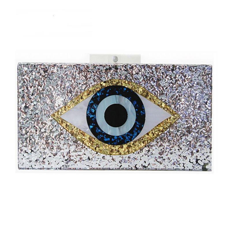 loomrack European Vintage Eye Sequin Bag Evening Bags