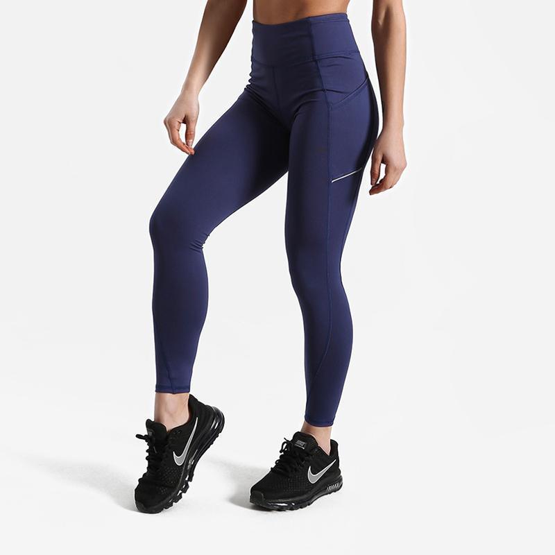 loomrack High Waist Squat Proof Leggings Leggings Blue / XS