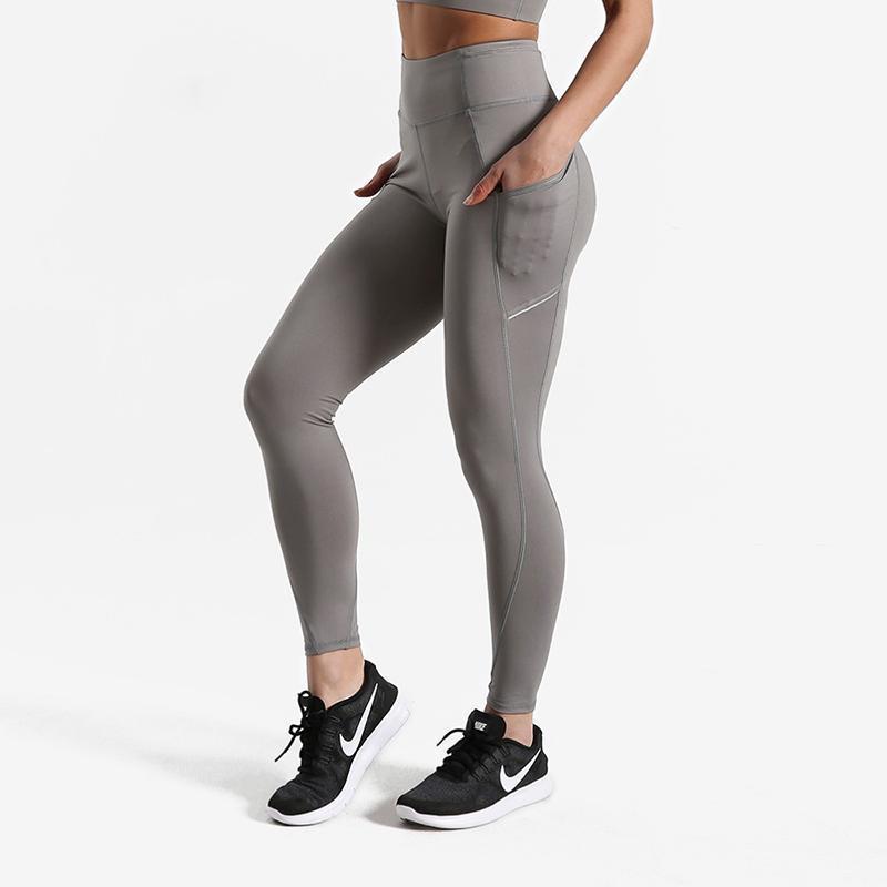 loomrack High Waist Squat Proof Leggings Leggings Gray / XS