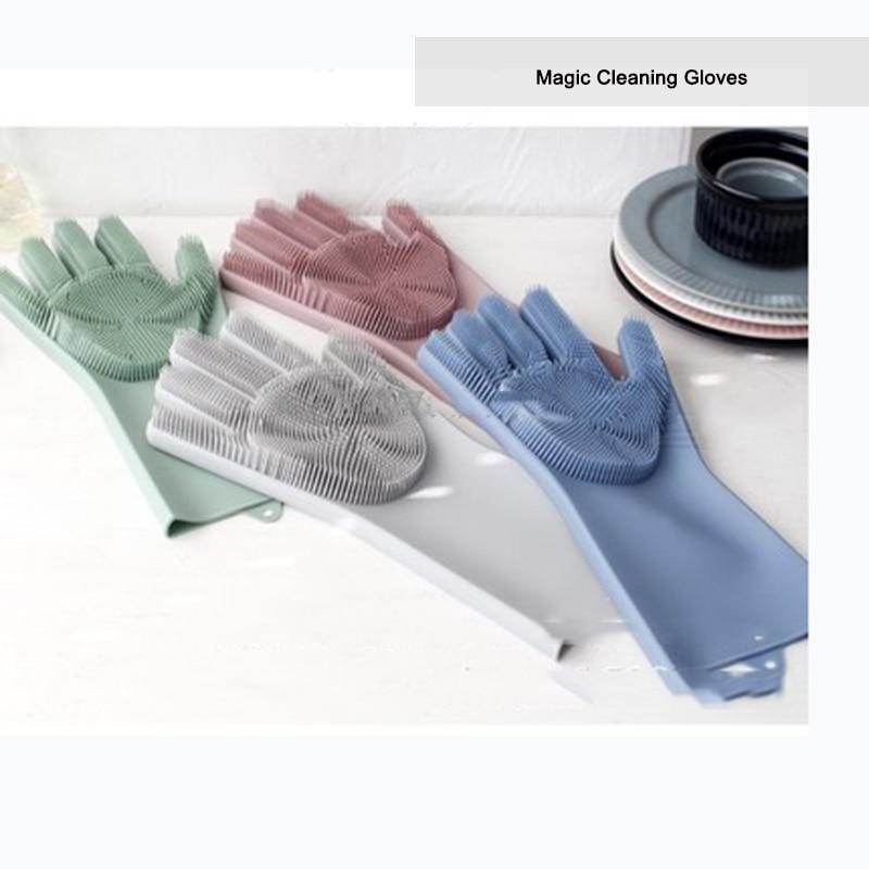 loomrack Magic Silicone Dish Washing Gloves Kitchen