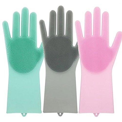 loomrack Magic Silicone Dish Washing Gloves Kitchen