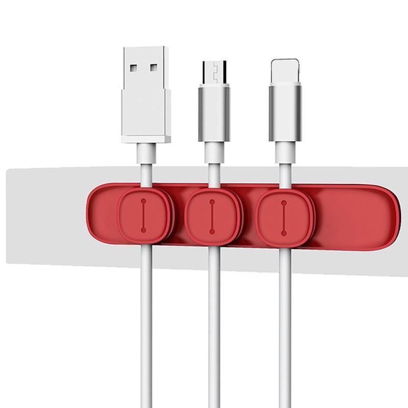 loomrack Magnetic Cable Organizer Mobile Phone Accessories Red