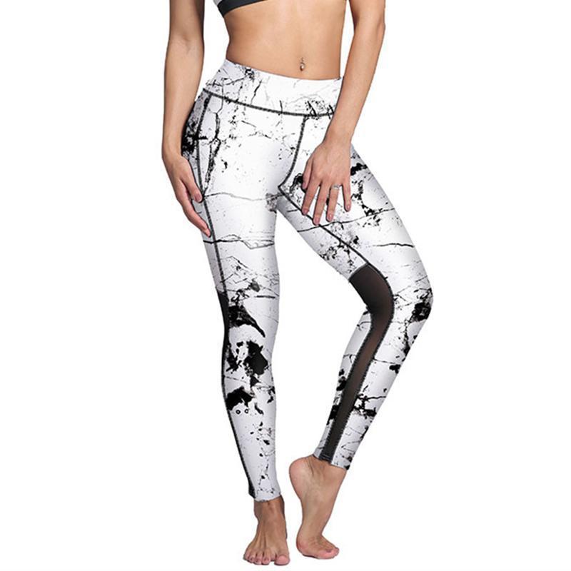 loomrack Marble Paint Mesh Leggings Leggings S