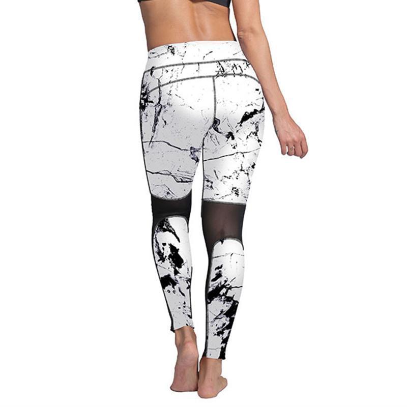 loomrack Marble Paint Mesh Leggings Leggings XXL