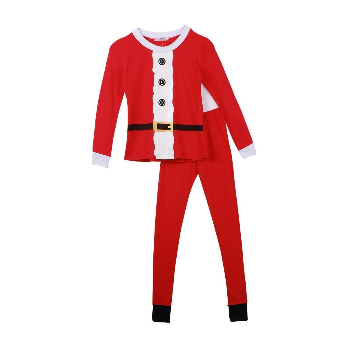 loomrack Matching Family Christmas Pajamas - Santa Suit for Families or Couples and Dog or Cat Matching Outfits