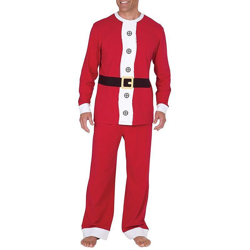 loomrack Matching Family Christmas Pajamas - Santa Suit for Families or Couples and Dog or Cat Matching Outfits