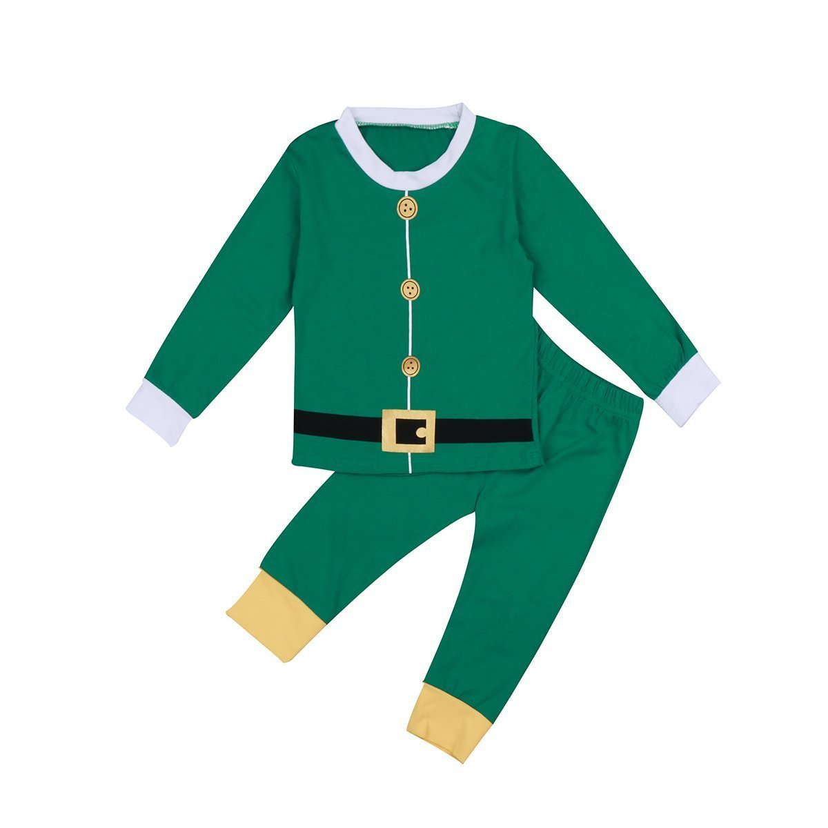 loomrack Matching Family Christmas Pajamas - Santa Suit for Families or Couples and Dog or Cat Matching Outfits Green / Papa M