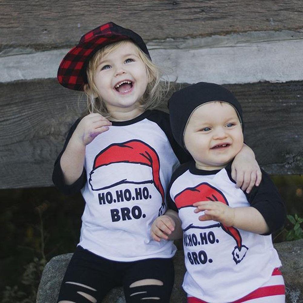 loomrack Matching Kids Christmas - Ho Ho Ho Kids T-shirts Matching Outfits