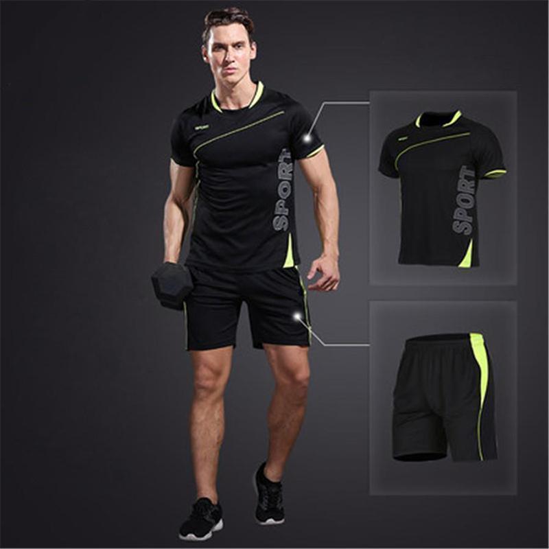 loomrack Men's 2-Piece Dry Fit Soccer Set Running Sets