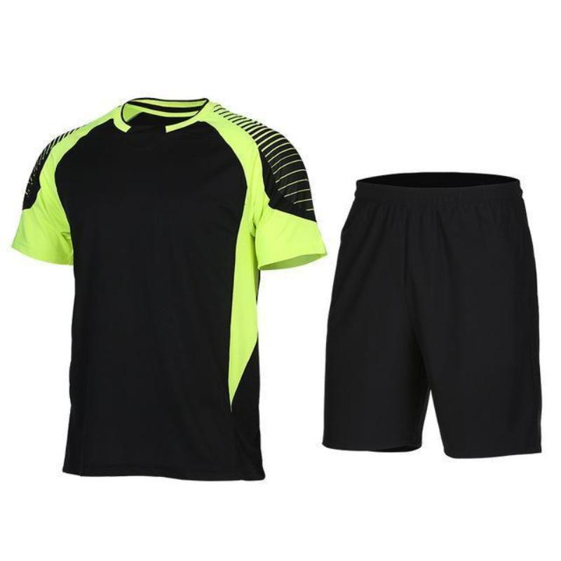 loomrack Men's 2-Piece Dry Fit Soccer Set Running Sets XLF013 / S