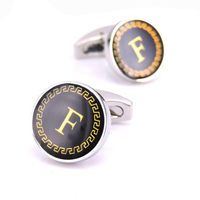 loomrack Men's Lettered Cufflinks Tie Clips & Cufflinks F