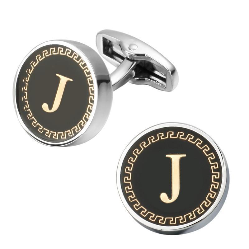 loomrack Men's Lettered Cufflinks Tie Clips & Cufflinks J