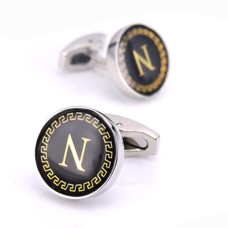 loomrack Men's Lettered Cufflinks Tie Clips & Cufflinks N