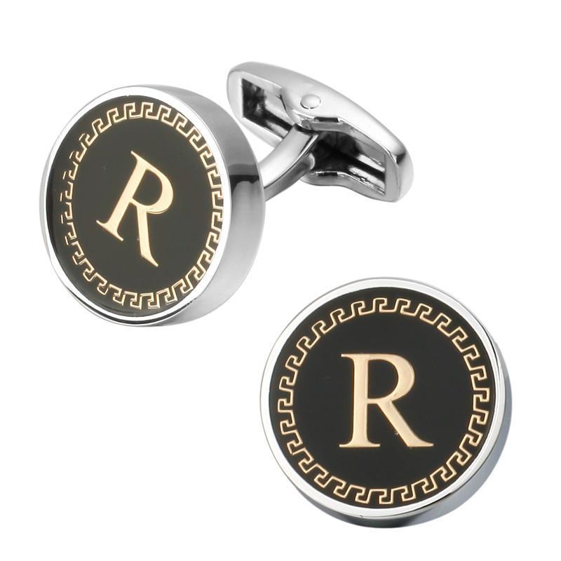 loomrack Men's Lettered Cufflinks Tie Clips & Cufflinks R