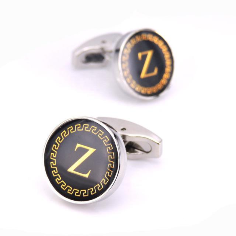 loomrack Men's Lettered Cufflinks Tie Clips & Cufflinks Z