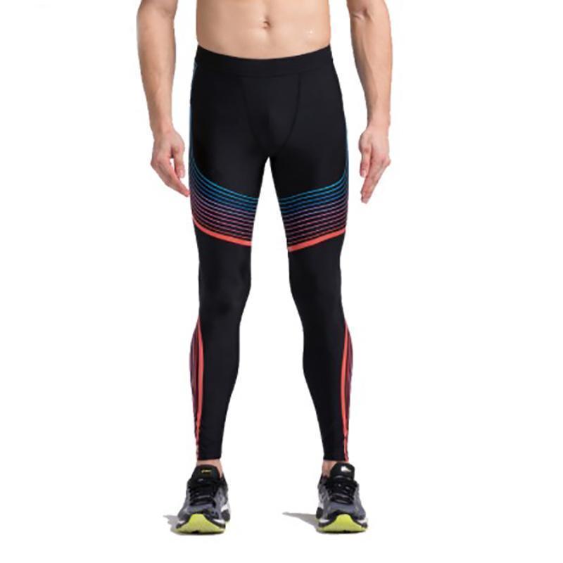 loomrack Men’s Spiral Compression Reflective Leggings Running Tights