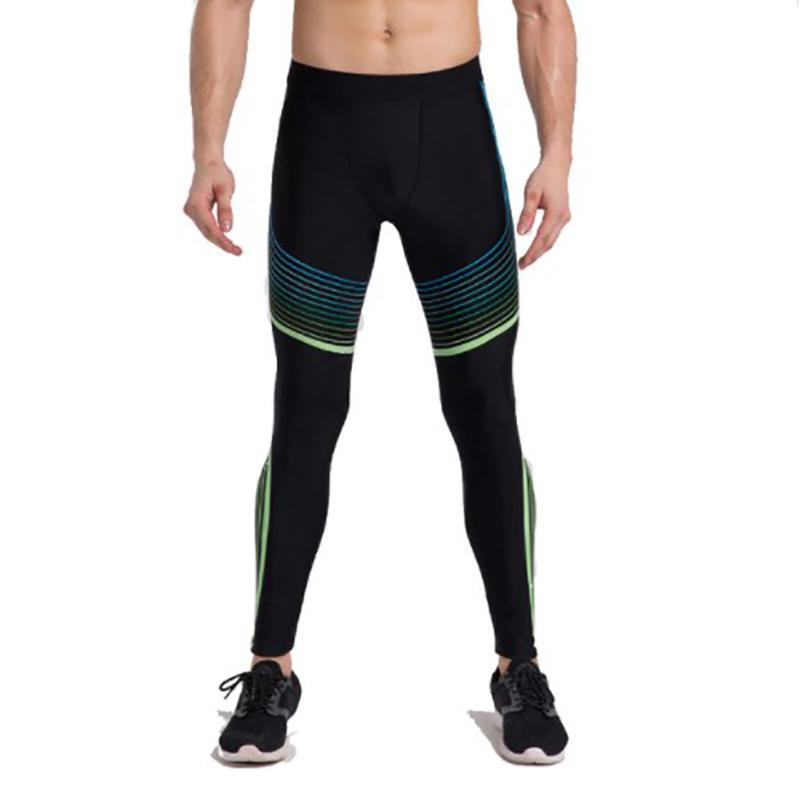 loomrack Men’s Spiral Compression Reflective Leggings Running Tights