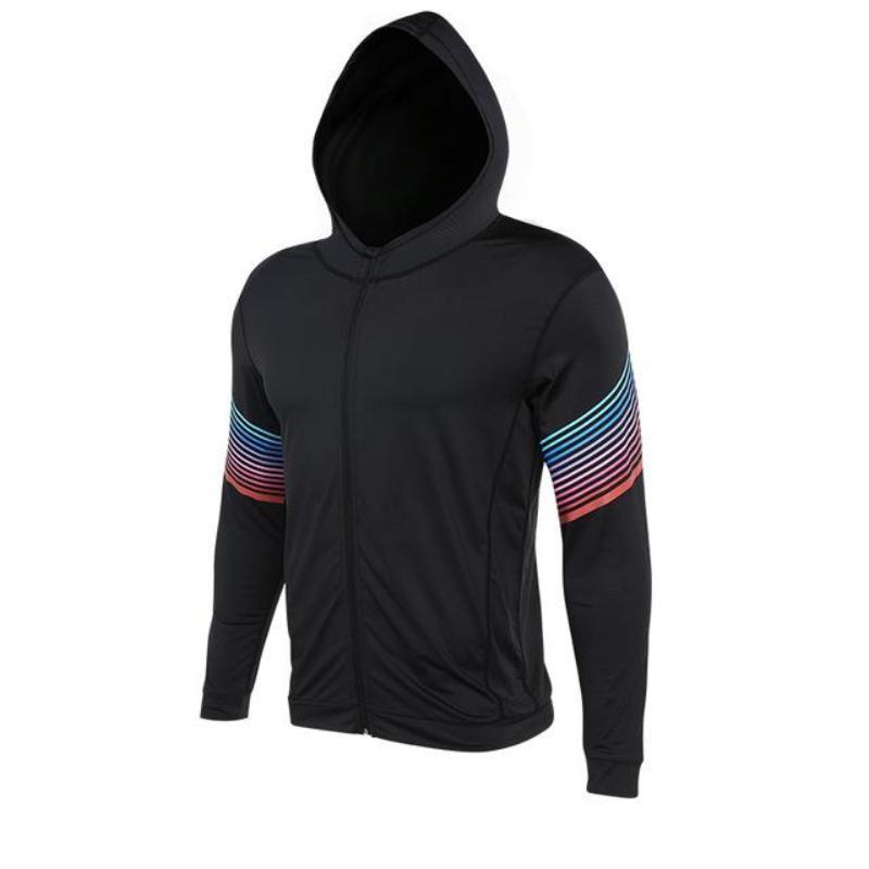 loomrack Men's Spiral Reflective Zip-up Hoody Jackets