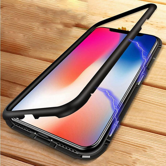 loomrack Metal Frame + Tempered Glass Magnetic Phone Case Fitted Cases