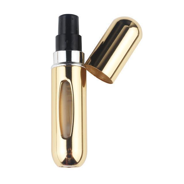 loomrack Mini Portable Perfume Travel Atomizer Parfume Accessories brightgold