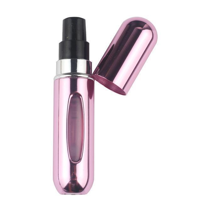 loomrack Mini Portable Perfume Travel Atomizer Parfume Accessories brightpink