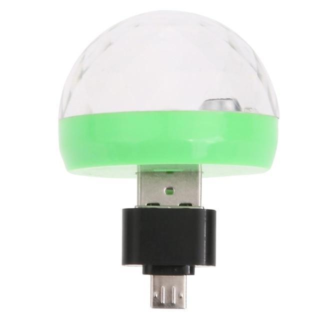 loomrack Mini USB Light - Suitable for: Android Smart Phone, PC, Power Bank, Car, etc... Disco Lights Adapter for Andriod