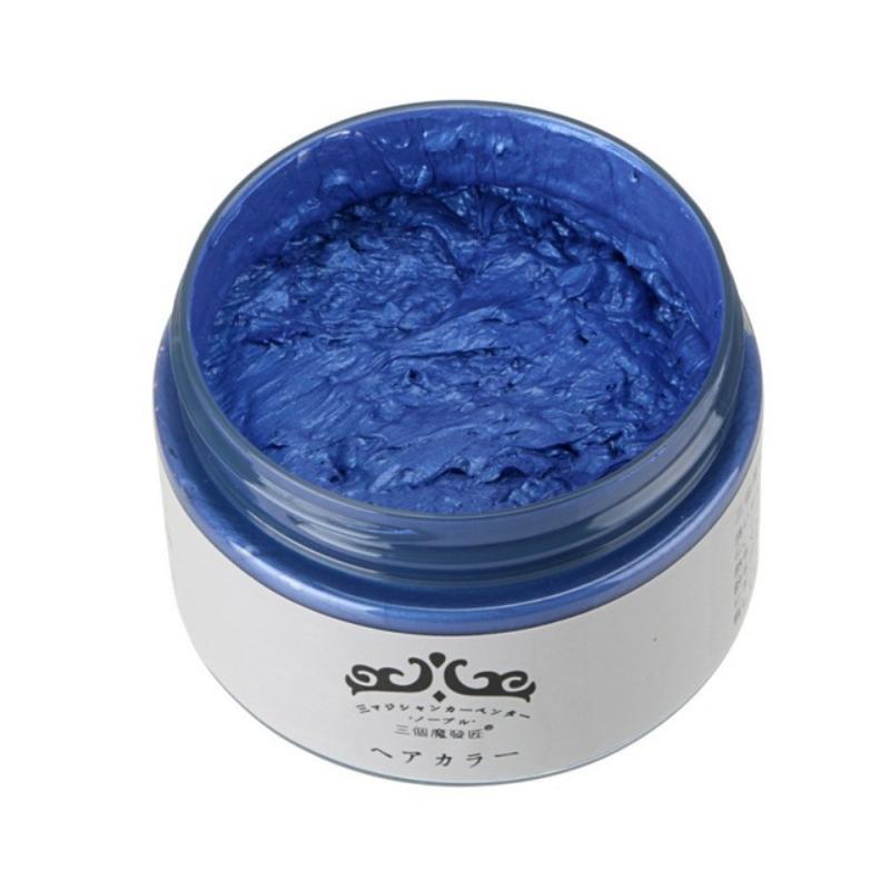 loomrack Mofajang One-Time Hair Coloring Wax Hair Color Blue