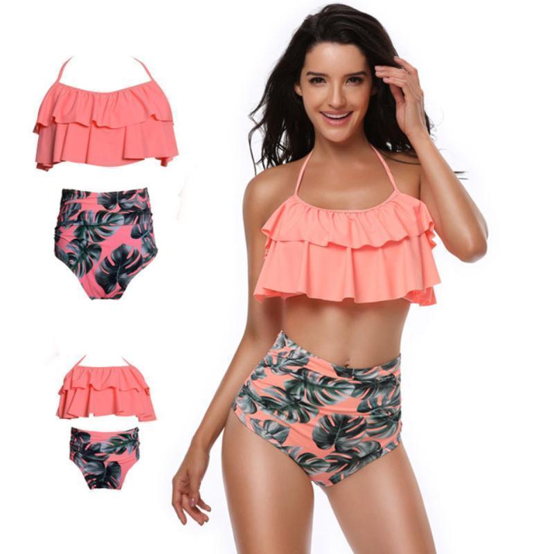 loomrack Mother Daughter Matching Swimsuits - Assorted Designs Family Matching Outfits